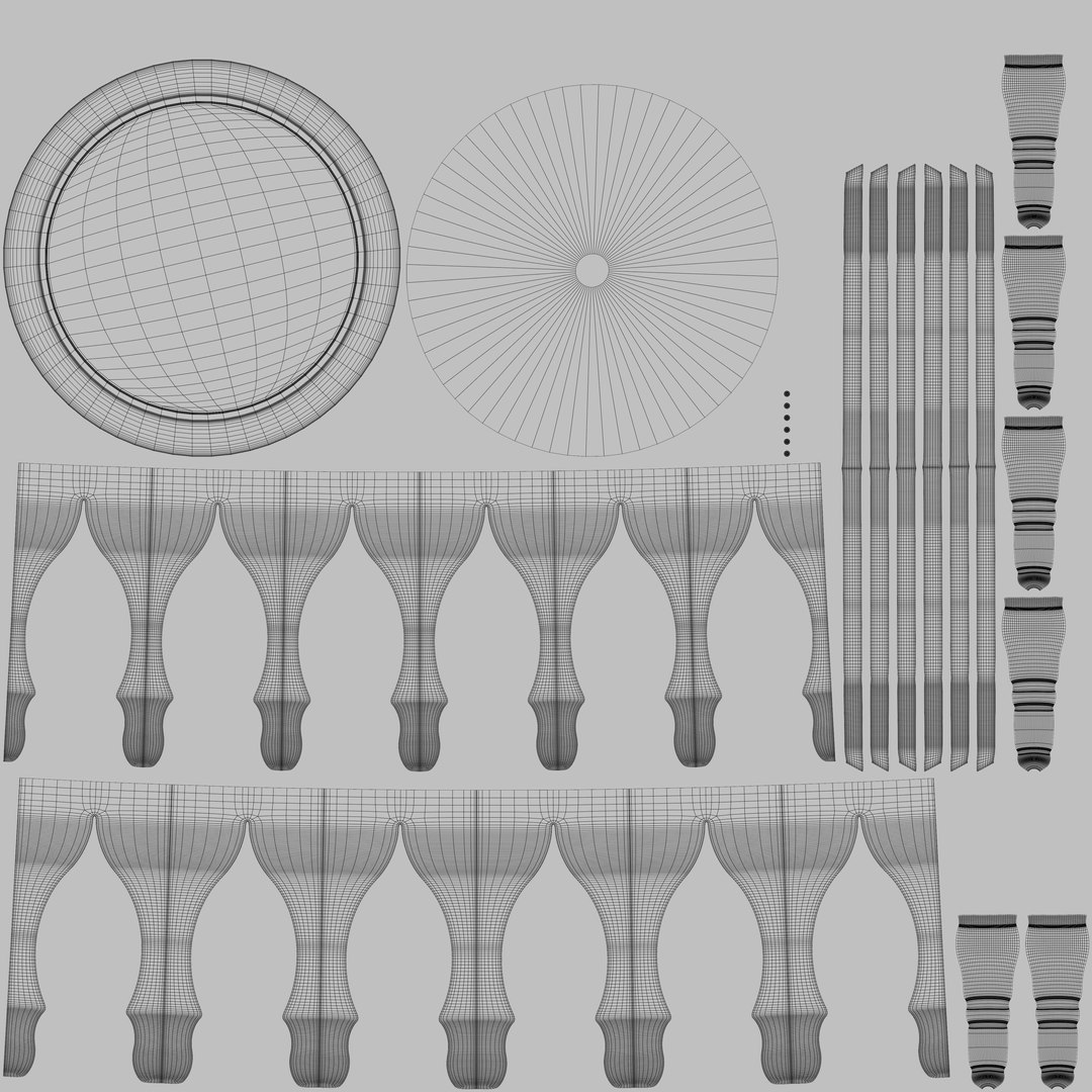 3D Model Moroccan Round Side Table - TurboSquid 1736142