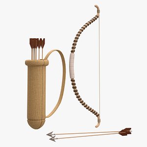 3d model bow arrow