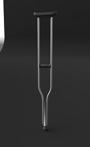 3D crutch model