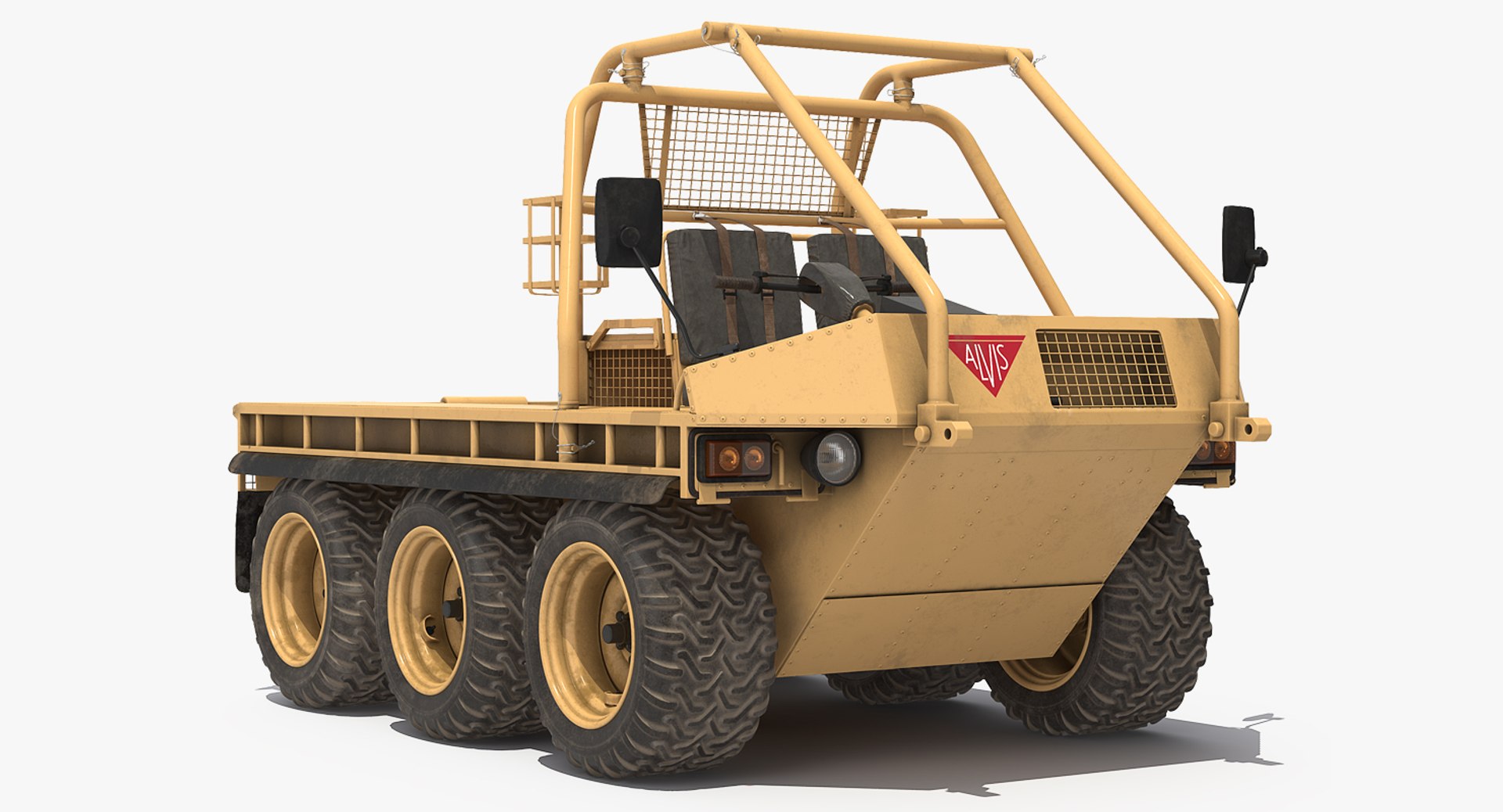 ATMP High Mobility Vehicle Desert 3D Model 3D model preview
