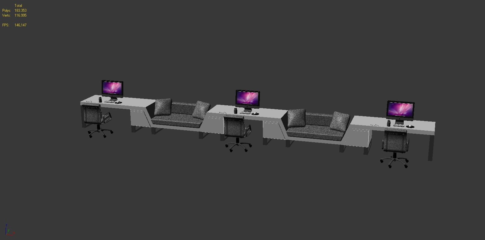 Work Set 3d Model