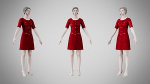 Dress 37 Ruby Velvet