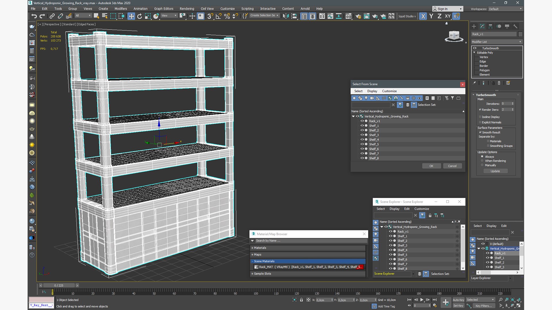 Vertical Hydroponic Growing Rack 3D Model - TurboSquid 2447647