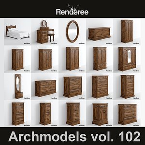 3d model victorian furniture