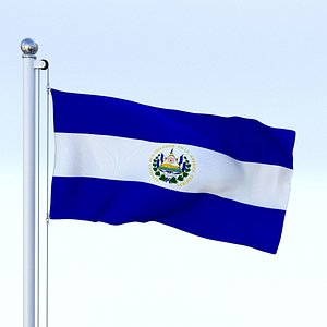 Animated El Salvador Flag