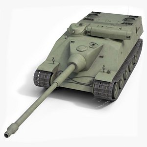 3D franch heavy tank amx model