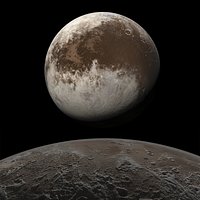 Volumetric Planet Pluto For Blender