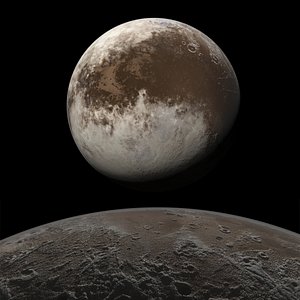 Volumetric Planet Pluto For Blender