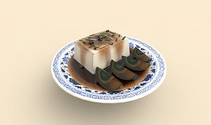 asia food preserved egg model