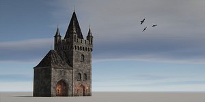 3D Medieval City Gate model