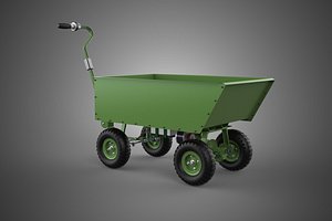 MILITARY ARMY TRANSPORT ELECTRIC HAUL CARRIER CART TROLLEY WAGON