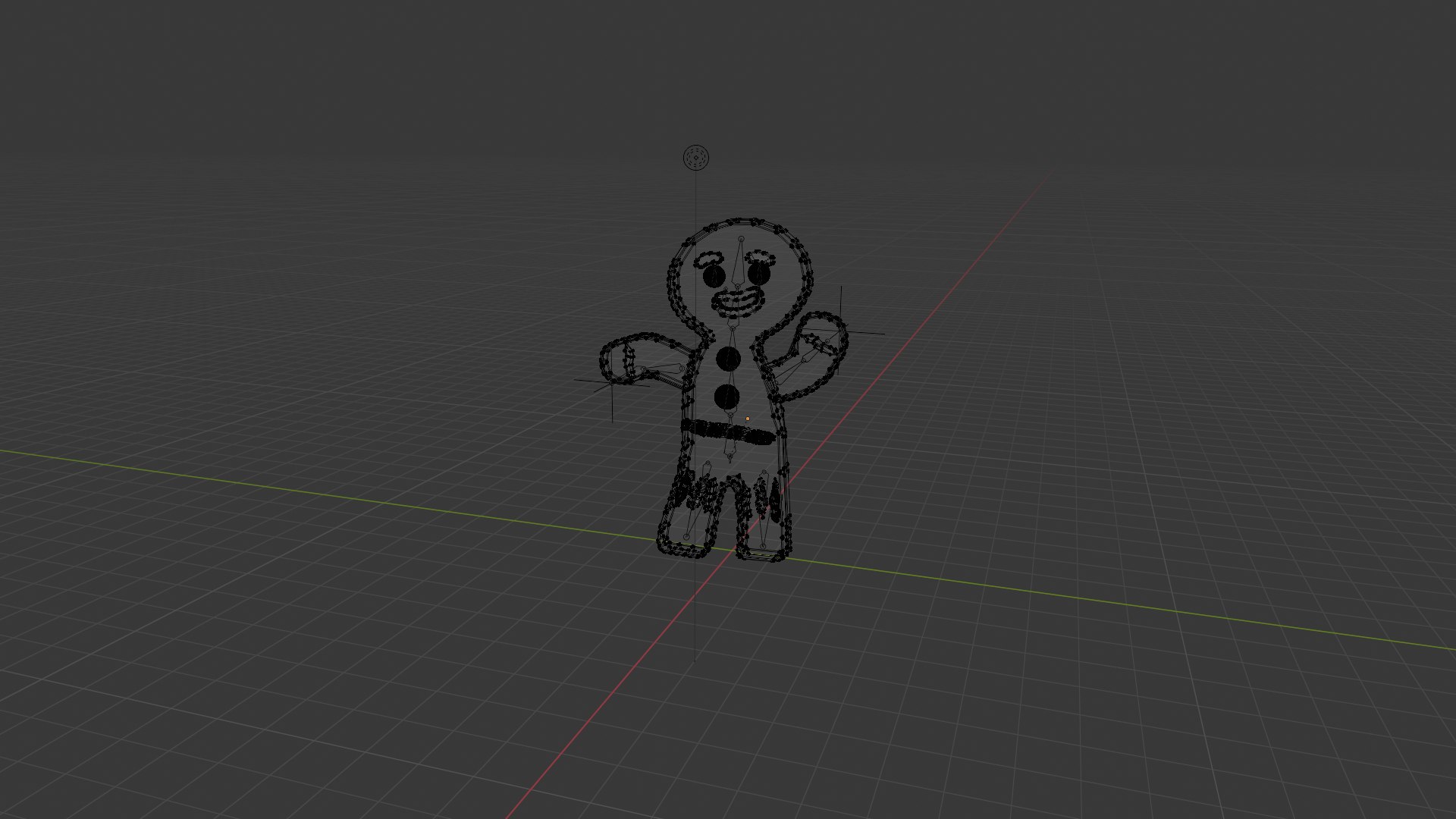 Gingerbread Man 3D Model - TurboSquid 2391671