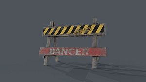 3D Road Safety Barrier model