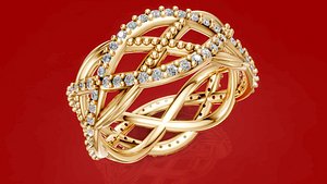 Diamond Weaves ring