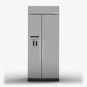 3D model KitchenAid Refrigerator KBSD606ESS