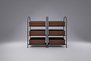 rack baskets 3D