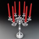 3d candlestick candles model