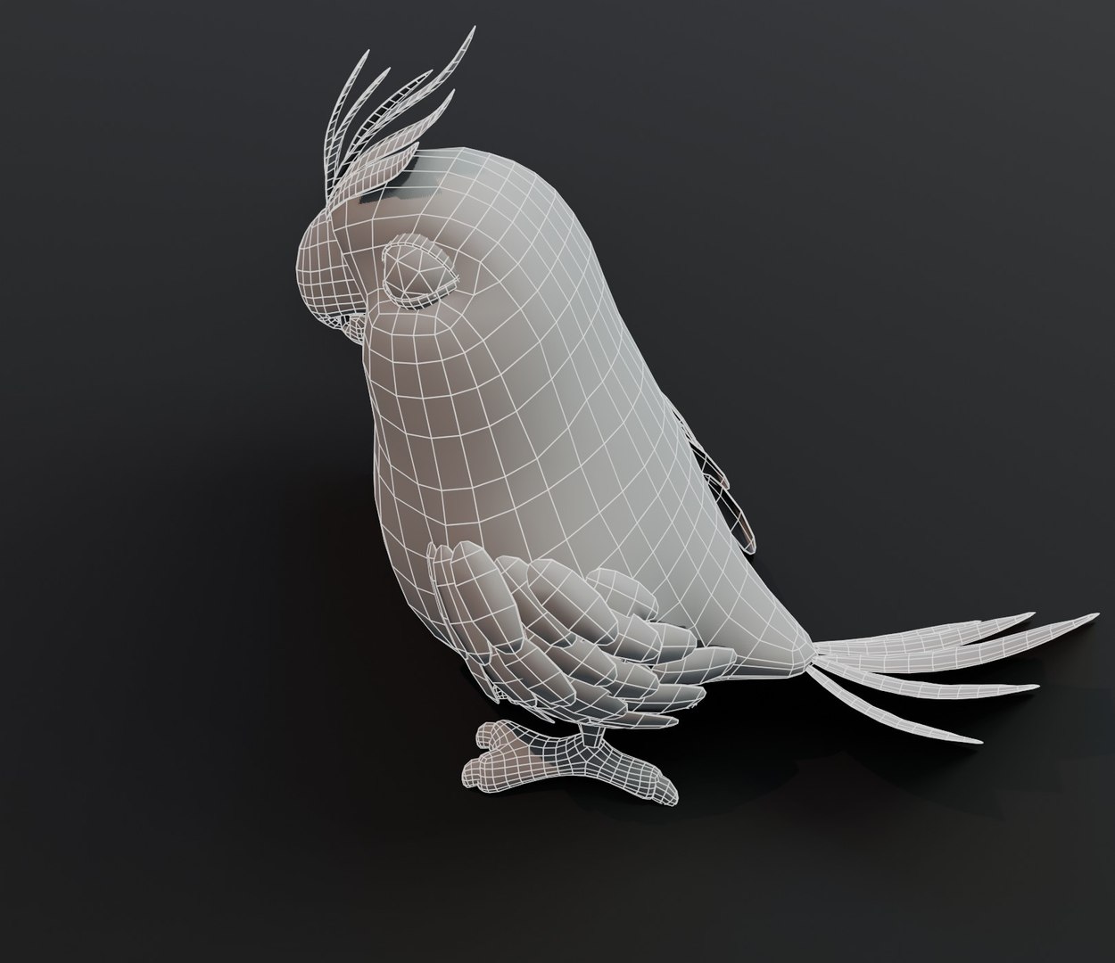 3D Cartoon Parrot Bird Base Mesh Model - TurboSquid 1547049