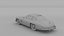 rigged mercedes 300sl w198 3d obj