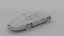 rigged mercedes 300sl w198 3d obj