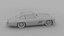 rigged mercedes 300sl w198 3d obj