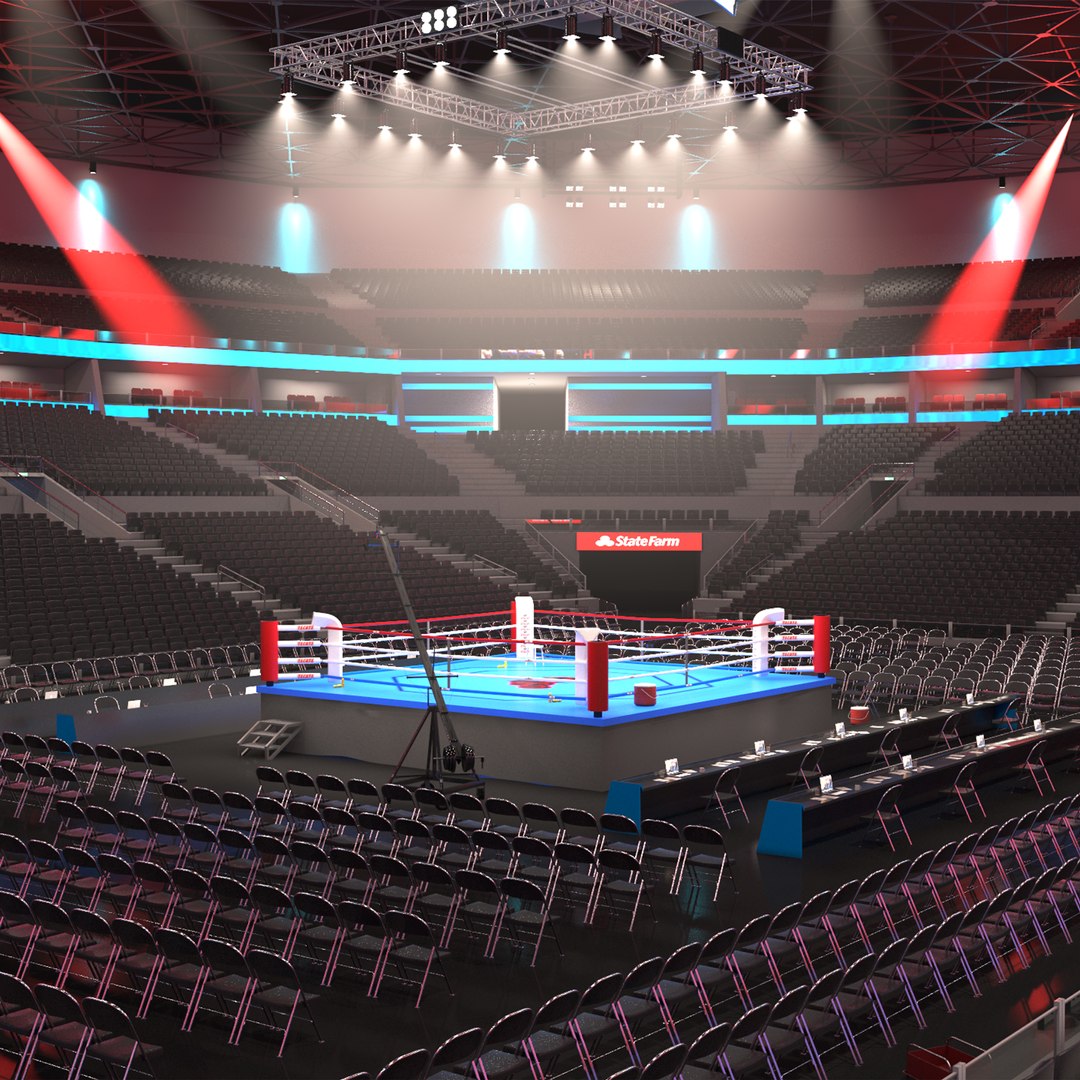 Boxing stadium 3D - TurboSquid 1552279