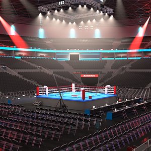 boxing stadium 3D