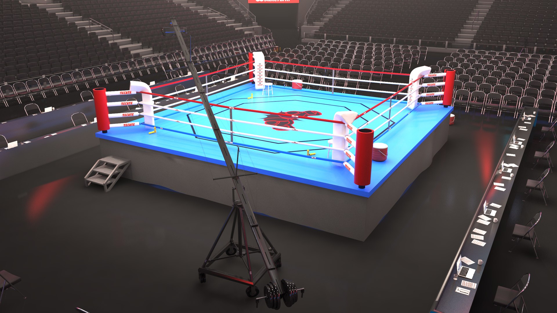 Boxing Stadium 3D - TurboSquid 1552279