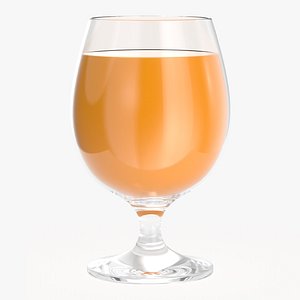 Pokal glass with orange juice