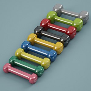 3d dumbbell stak model