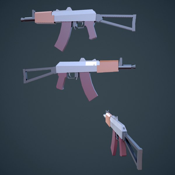 Pacote de armas de jogo (30 ativos, Low Poly) Modelo 3D $24 - .max