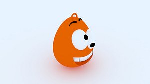 Silly Emoji Keychain model