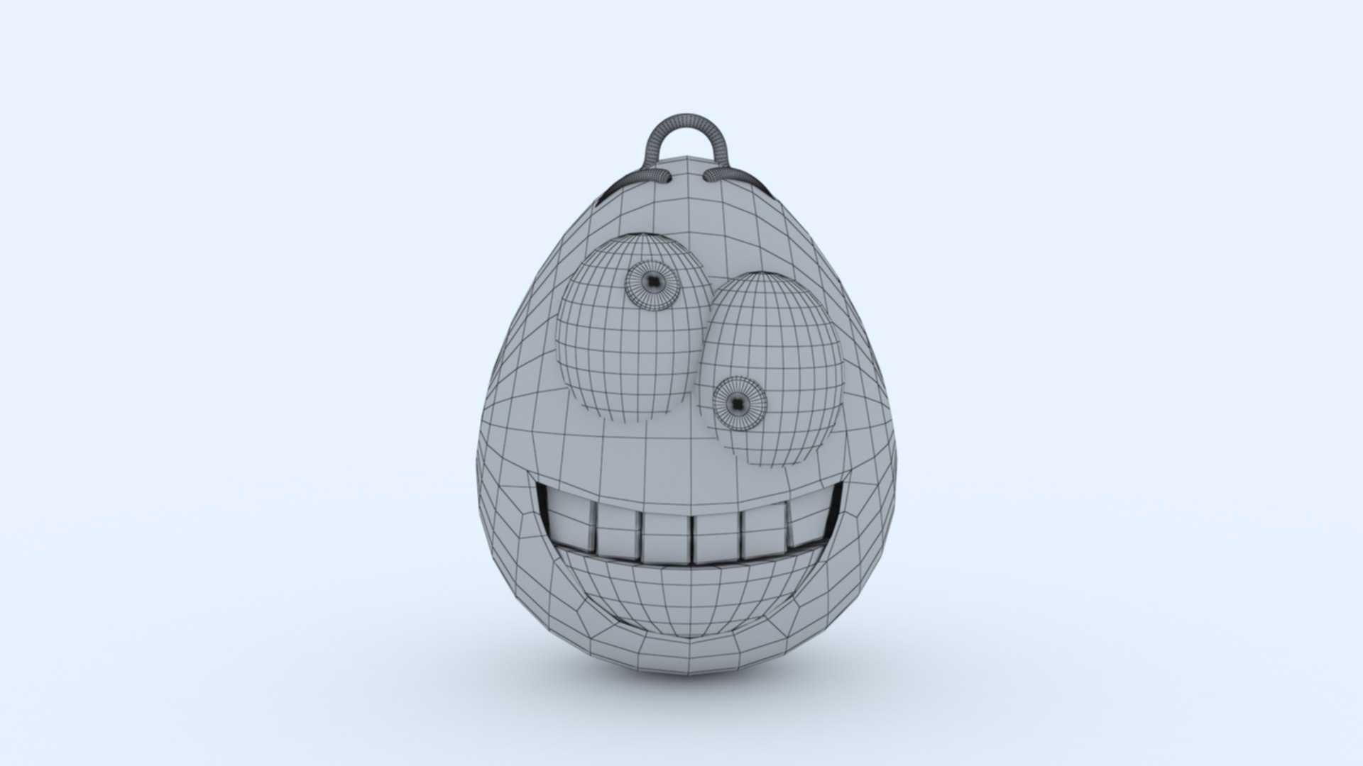 Silly Emoji Keychain model - TurboSquid 1867358