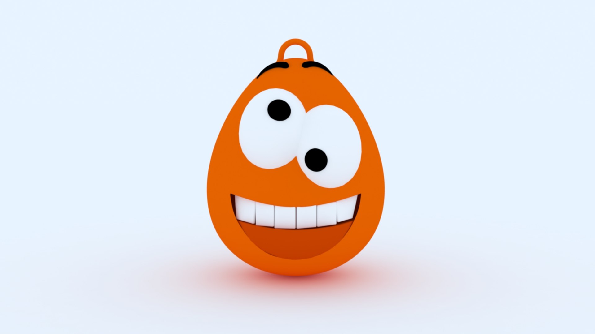 Silly Emoji Keychain model - TurboSquid 1867358