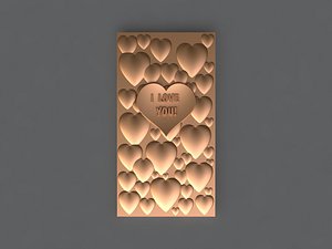 chocolate mold hand 3D model