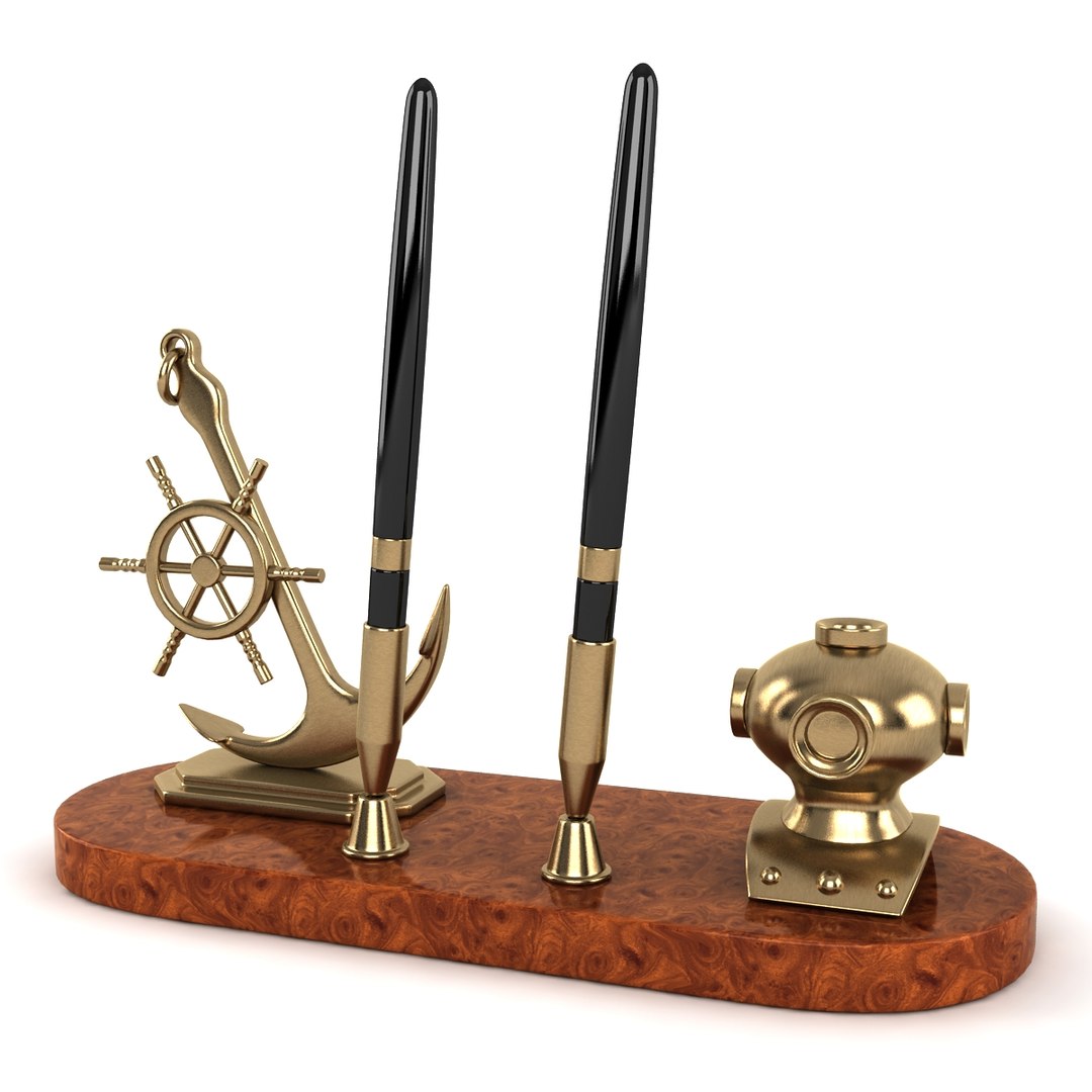 3d nautical desk set
