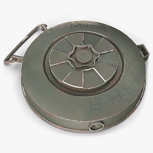 3D Tellermine 42 Anti-tank Landmine