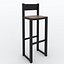 3d bar stool model