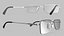 Rectangular Reading Glasses model