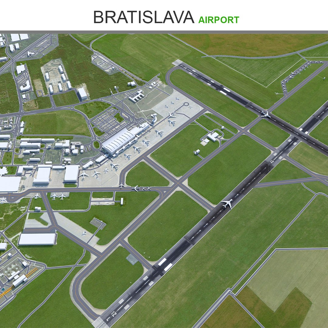 3D Bratislava Airport - TurboSquid 2005117