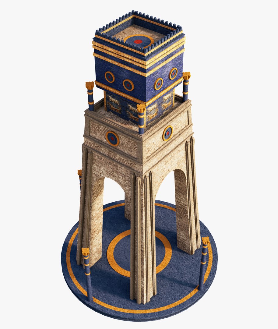 Ishtar Tower Arch 3D - TurboSquid 2220980