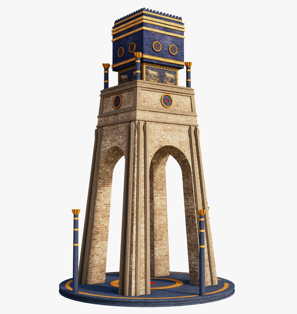 Ishtar Tower Arch 3D - TurboSquid 2220980