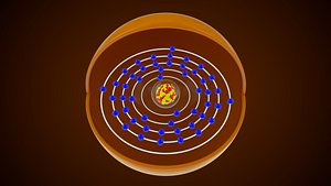 Indium Chemical Element 3D model