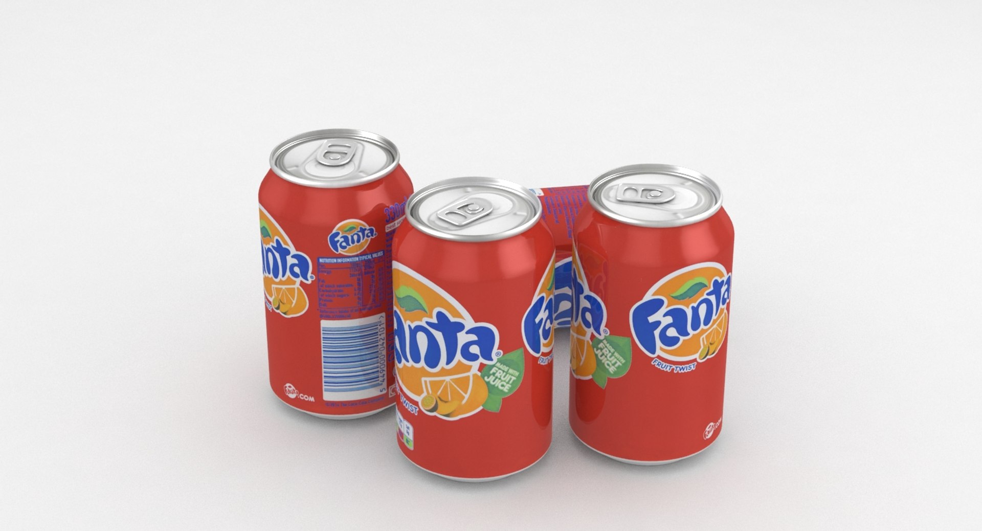 Beverage Fanta Fruit 3D Model - TurboSquid 1178303