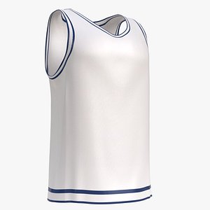 3D basketball jersey mockup model