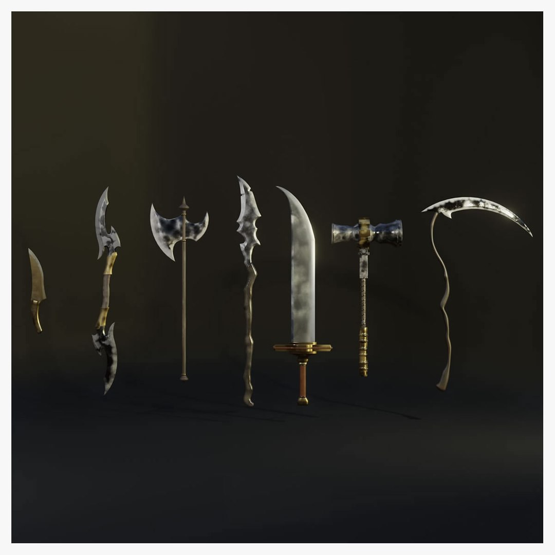 3D Model RPG Blades - TurboSquid 1990421