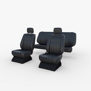generic car seats 3D