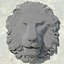 lion head decoration obj
