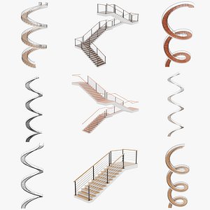 14 Staircase 3D models