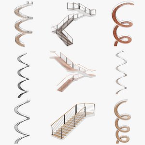 14 Staircase 3D models